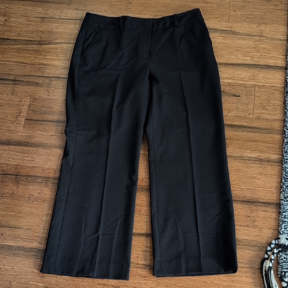 Liz Claiborne Black Wide Leg Pants